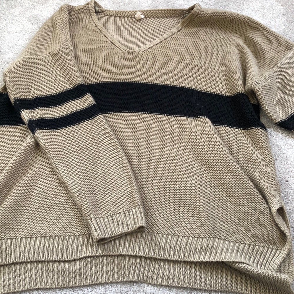 Black and Tan sweater